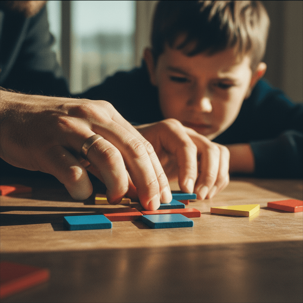 Hands-on math instruction using manipulatives